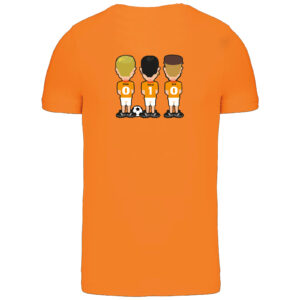 Alternative view of T-Shirt - "de Wannebiezz in Oranje Voetbalshirt"