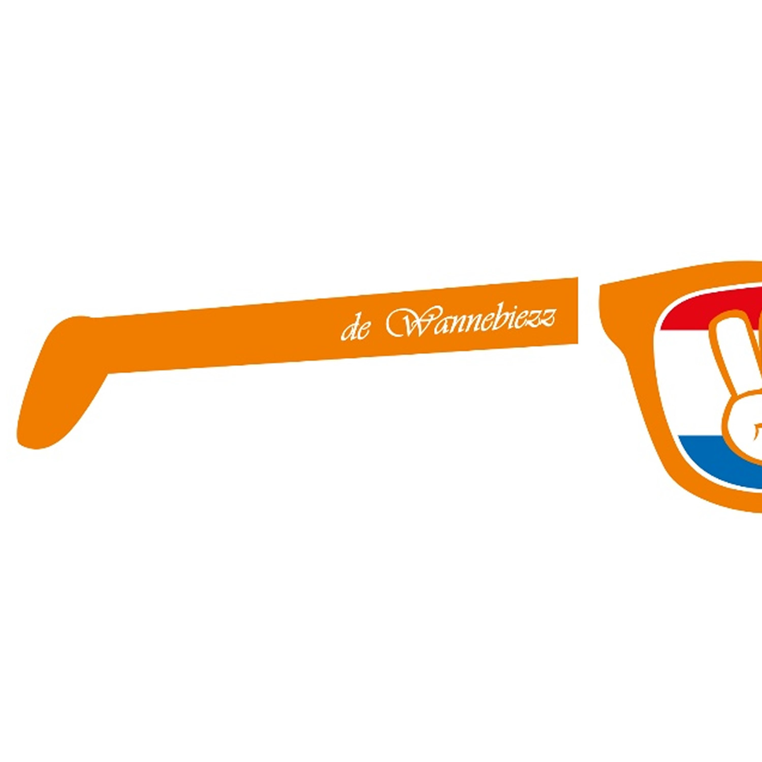 Zonnebril Oranje boven hover