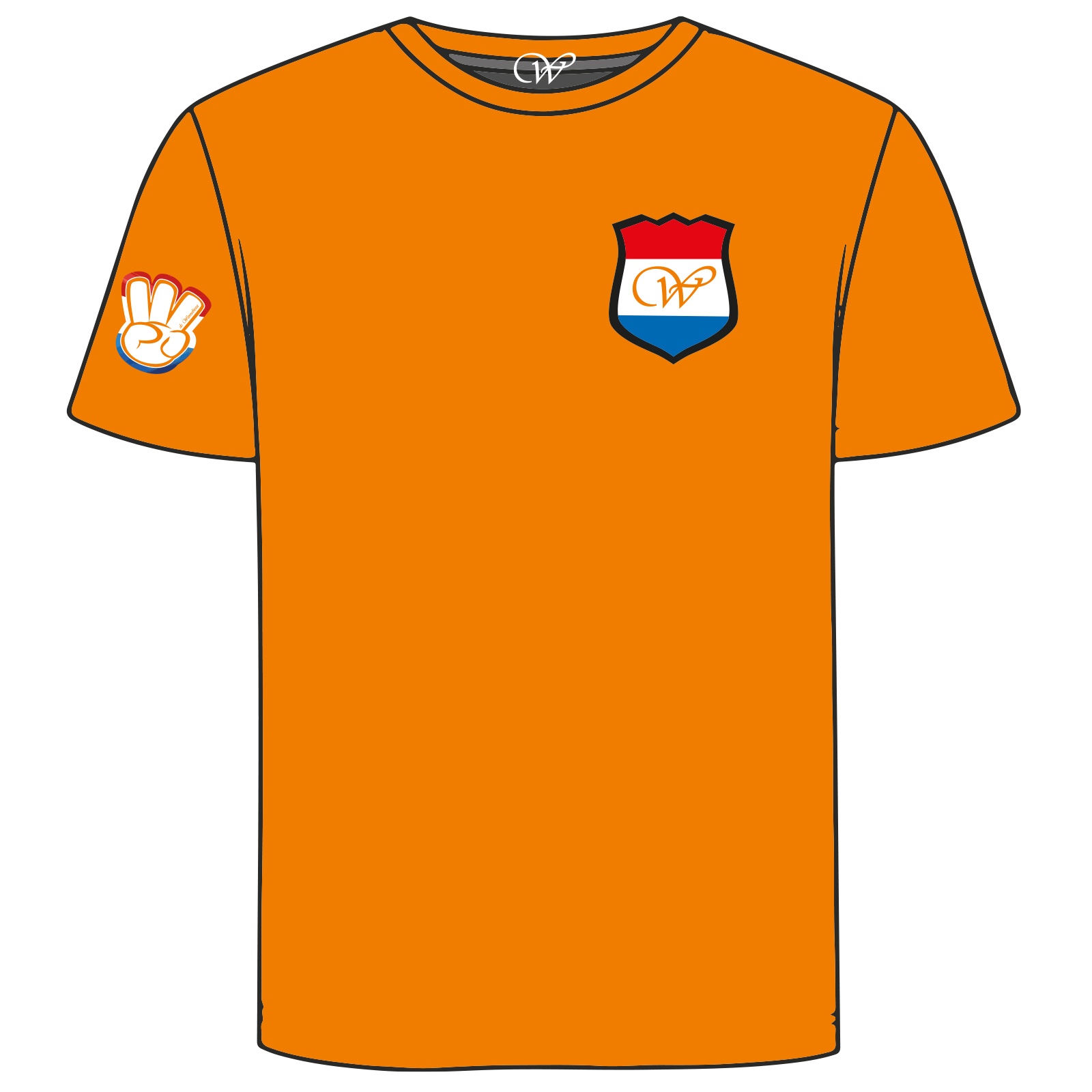 T-Shirt – “Wij zijn kampioen 3e helft” hover